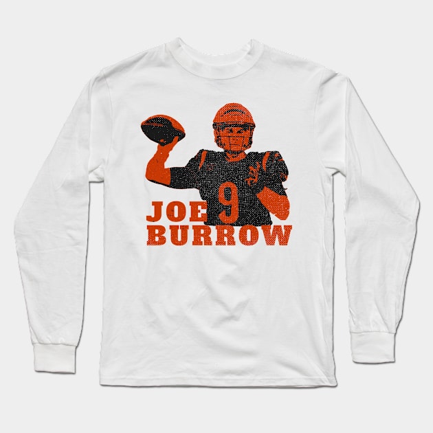 joe burrow bengals Long Sleeve T-Shirt by Thermul Bidean